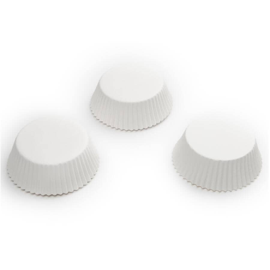 Large Baking Cups - White, 50 Pack