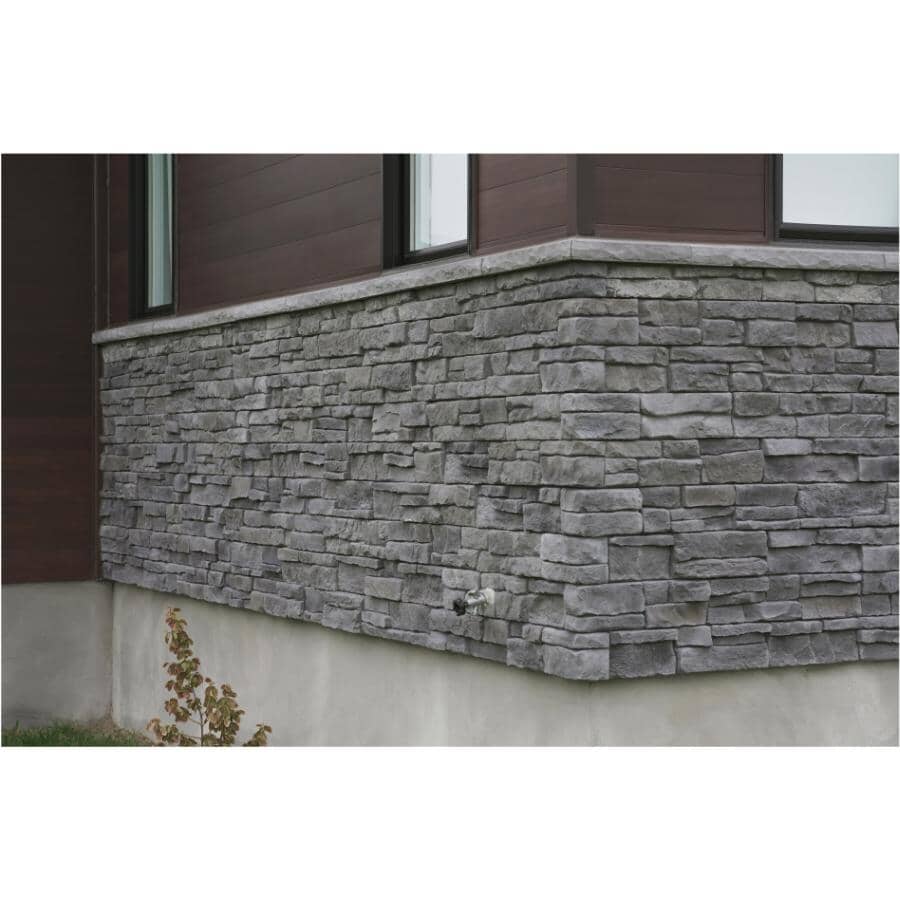 20" Ash Fusion Stone Sloped Sill Siding