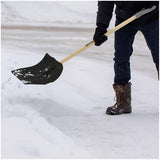 18" Poly Blade Snow Shovel - with D-Grip Handle