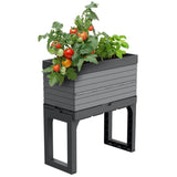 5 Piece Grey Modular Garden Planter Kit