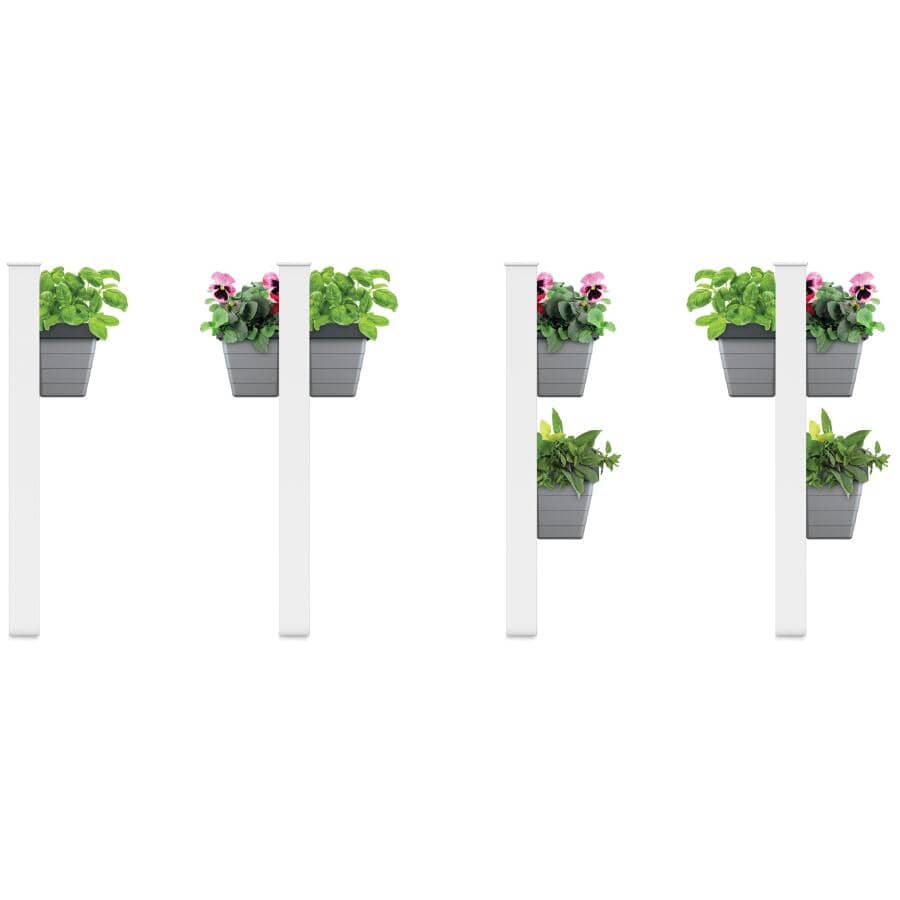 Botanica Hanging Garden with Straps - Grey, 2 Pack