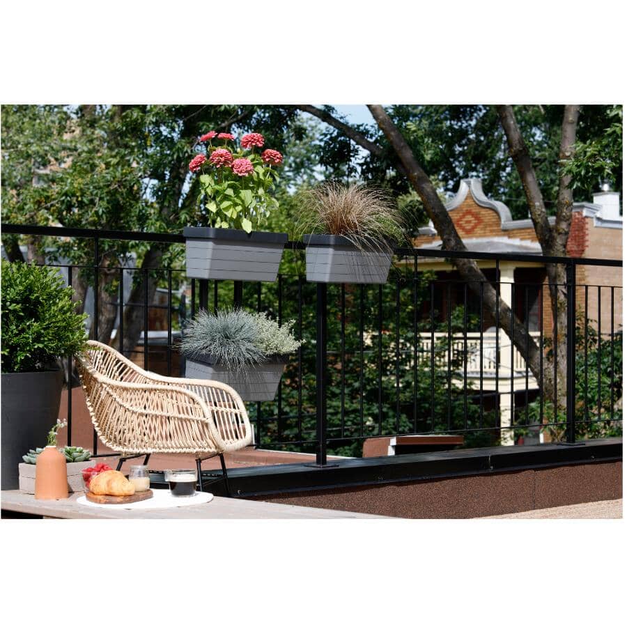 Botanica Hanging Garden with Straps - Grey, 2 Pack