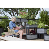 Botanica Hanging Garden with Straps - Grey, 2 Pack