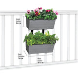 Botanica Hanging Garden with Straps - Grey, 2 Pack