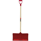 Snow Pusher with Poly Blade & Metal Edge - 21"