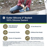 Gutter & Flashing Silicone II Sealant - Clear, 298 ml
