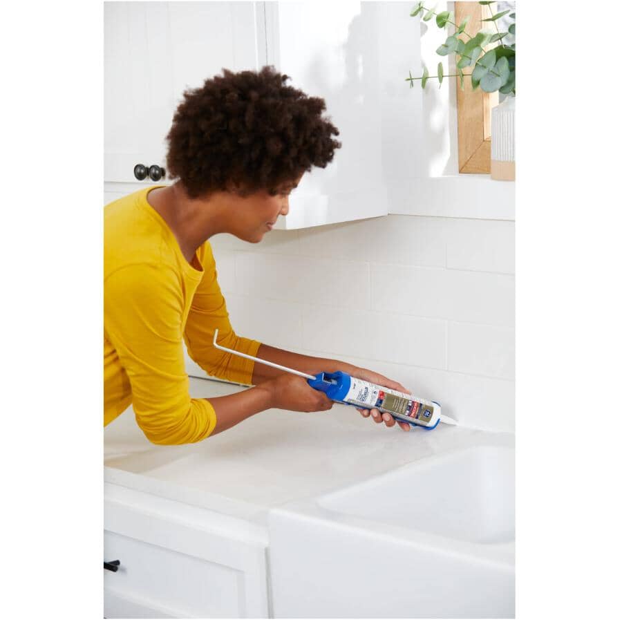 Kitchen & Bath Silicone II Sealant - Almond, 298 ml