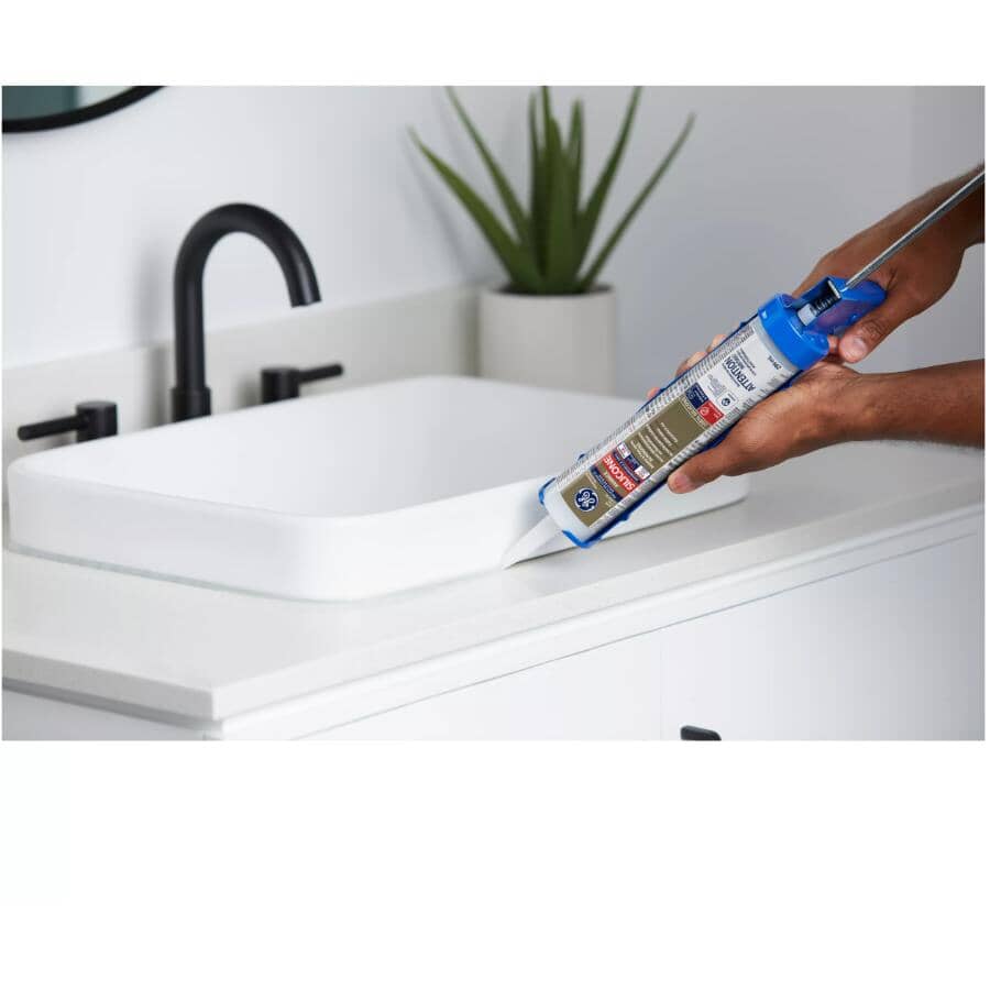 Kitchen & Bath Silicone II Sealant - Almond, 298 ml