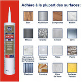 Kitchen & Bath Silicone II Sealant - Almond, 298 ml