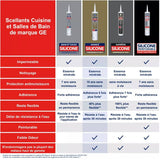 Kitchen & Bath Silicone II Sealant - Almond, 298 ml