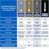 Kitchen & Bath Supreme Silicone II Sealant - Clear, 298 ml