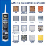 Kitchen & Bath Supreme Silicone Sealant - White, 298 ml