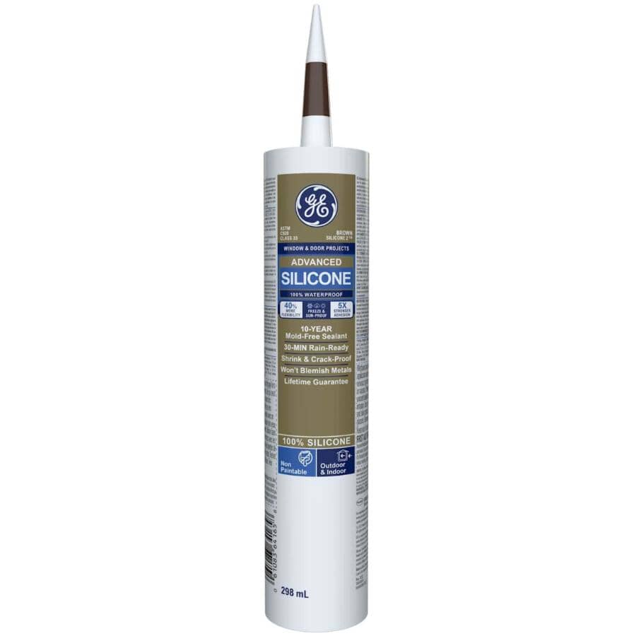 Multi Purpose Silicone II Sealant - Brown, 298 ml