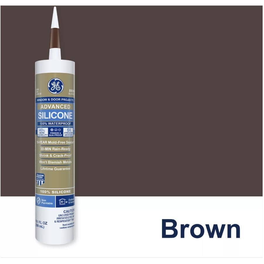Multi Purpose Silicone II Sealant - Brown, 298 ml