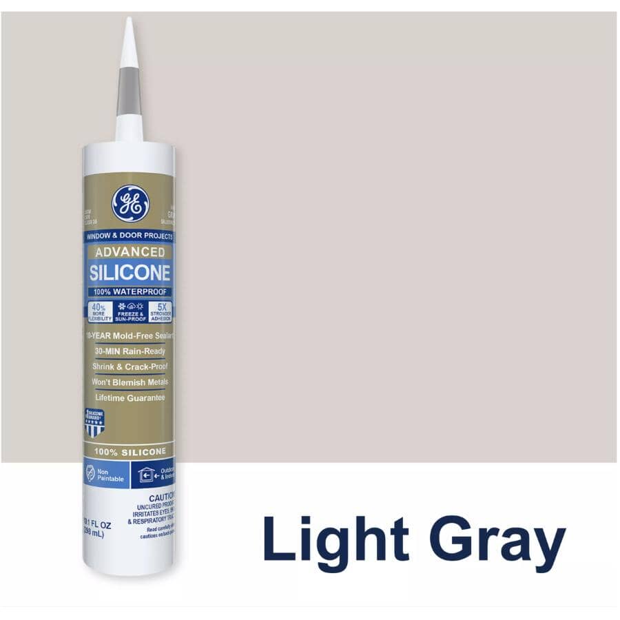 Multi Purpose Silicone II Sealant - Light Grey, 298 ml