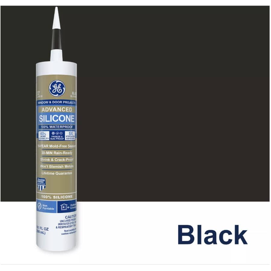 Multi Purpose Silicone II Sealant - Black, 298 ml