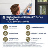 Multi Purpose Silicone II Sealant - White, 298 ml