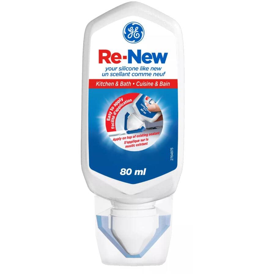 Re-New Kitchen & Bath Sealant - White, 80 ml