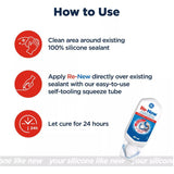 Re-New Kitchen & Bath Sealant - White, 80 ml