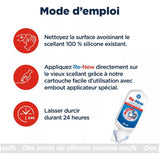 Re-New Kitchen & Bath Sealant - White, 80 ml