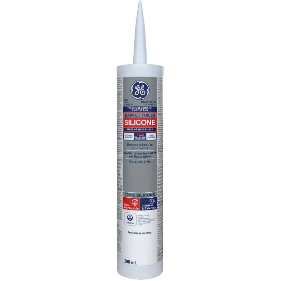 Tub & Tile Silicone Sealant - Clear, 298 ml