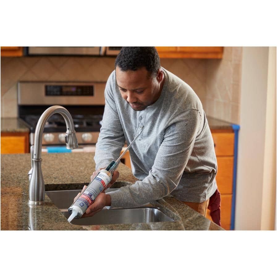 Tub & Tile Silicone Sealant - White, 298 ml