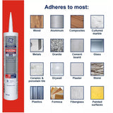 Tub & Tile Silicone Sealant - White, 298 ml