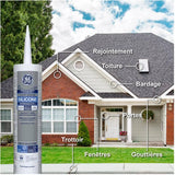 Window & Door All Purpose Silicone Sealant - White, 298 ml