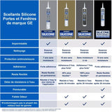 Window & Door All Purpose Silicone Sealant - Clear, 298 ml