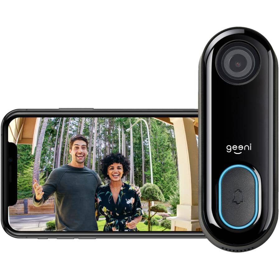 HD Video Security Doorbell - with Wi-Fi, Wired