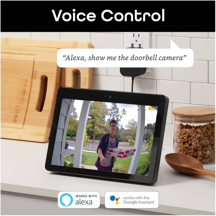 HD Video Security Doorbell - with Wi-Fi, Wired