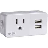 Switch & Charge Mini Smart Plug with 2 USB Ports