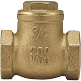3/4" Swing Check Valve - Brass