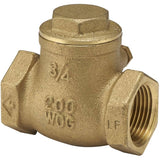 3/4" Swing Check Valve - Brass