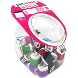 AC Home USB Charging Adapter - 5V / 1.5 Amp, Assorted Colours