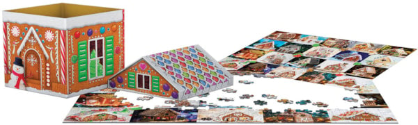 Gingerbread puzzle W/ Tin