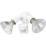 2 Light 110 Degree Motion Detector Security Light - White