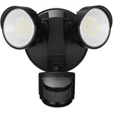 Solar Motion LED Security Light - Black, 1100 Lumens