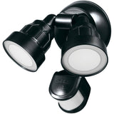 Twin Motion LED Security Light - Black, 1400 Lumens