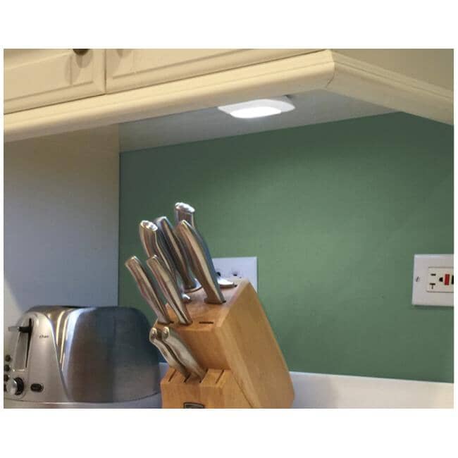 Rechargeable LED Motion Sensor Puck Light - 2 Pack