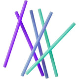 Reusable Silicone Straw Set - 6 Piece