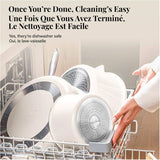 18 Piece Non-Stick Cookware Set with Glass Lids and Detachable Handles