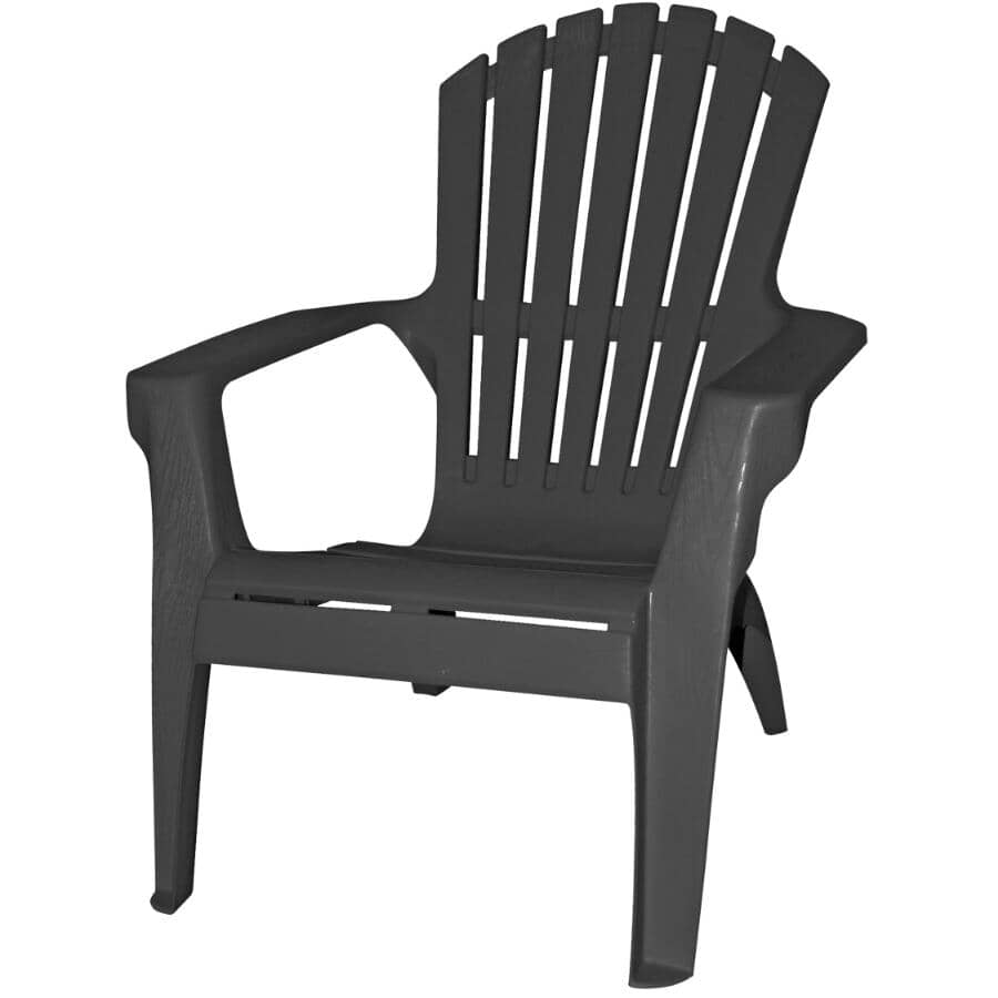 Commercial Grade Adirondack Chair - Flat Grey
