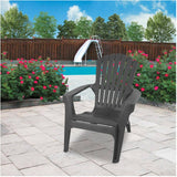Commercial Grade Adirondack Chair - Flat Grey