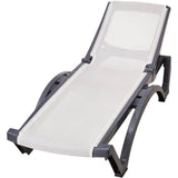 Grey Baja Sling Chaise Lounge
