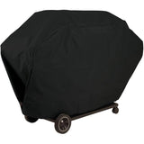 65" x 23" x 42" Black Polyester Barbecue Cover