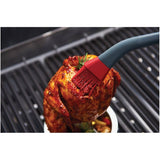 Stainless Steel BBQ Chicken Roaster - with Silicone Basting Brush