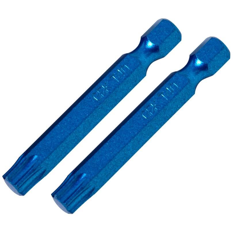 2" T40 Blue Torx Bits - 2 Pack