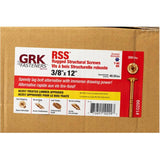3/8" x 12" RSS Climatek Star Drive Structural Screws - 300 Pack