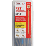 3/8 x 8" RSS Climatek Star Drive Structural Screws - 50 Pack